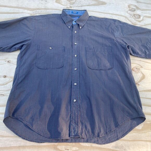 Pendleton Button Down Short Sleeve Men's Pockets 100% Cotton Sz.‎ L Hong Kong - Picture 2 of 7